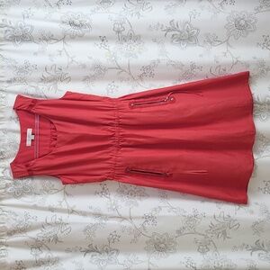 Loft Dress (2P), red-orange!